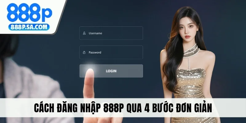 Cách đăng nhập 888P qua 4 bước đơn giản