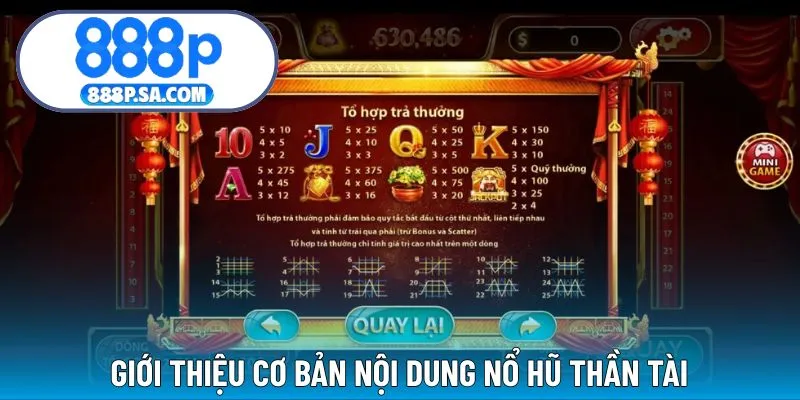 Giới thiệu trò chơi quay hũ ấn tượng